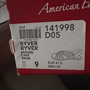 American Eagle Outfitters Ryver Brown Women's Sandals